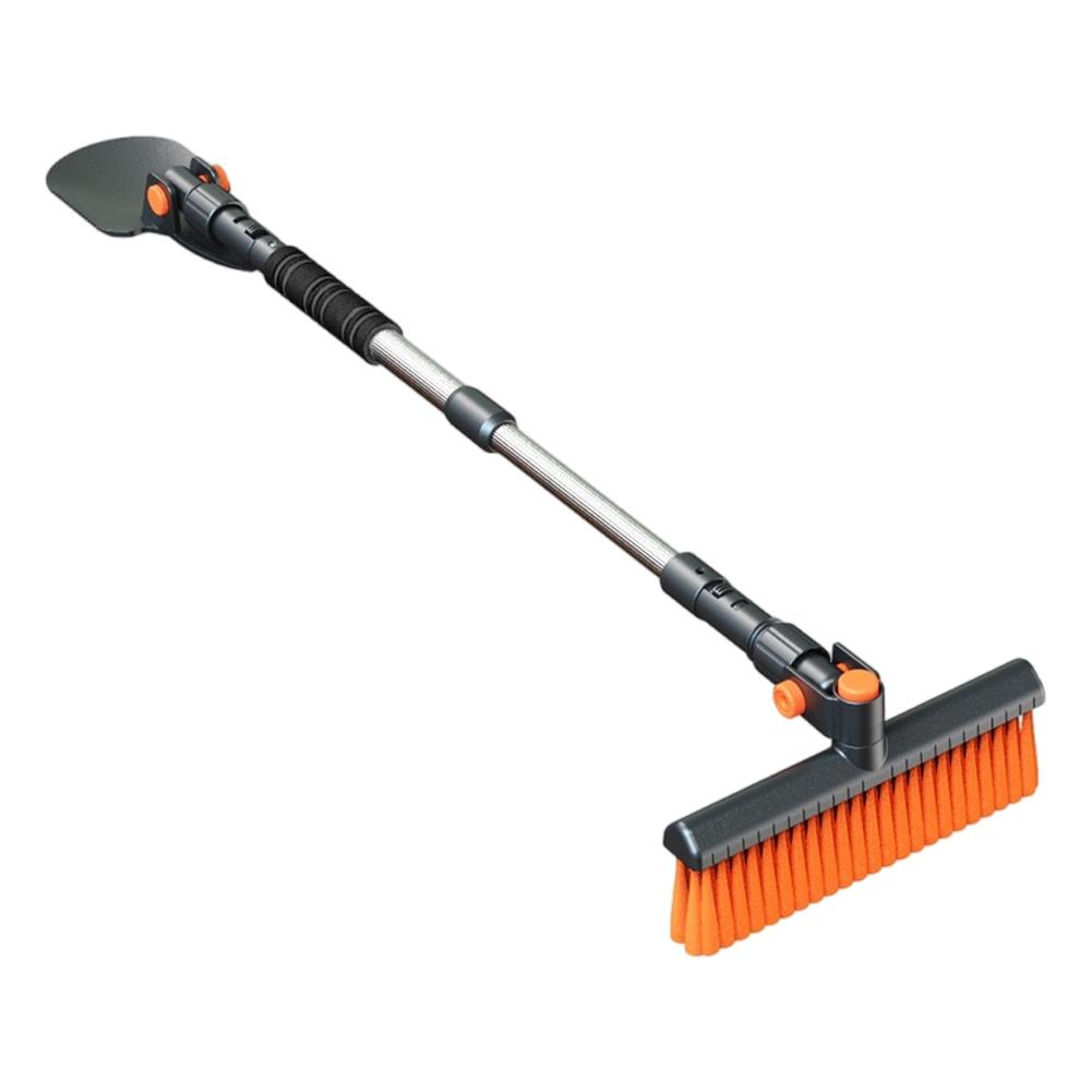 Extendable Snow Brush with Ice Scraper Retractable Car Snow Brush Auto Car Snow Removal Brush Snow Scraper for Car Windshieldand