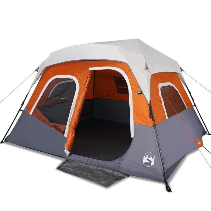 Family Tent - vidaXL - Model with LED - 6 Persons - Waterproof - Quick Release