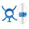 1 Beach Umbrella Hook with 4 Pins - Ideal for camping, travel, and pool use - Easily hang towels and bags.