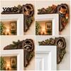 Forest Theme Room Accents Chipmunk Tree Hollow Door Topper, Decorative Wood Frame Sign, Whimsical Doorway Sculpture Woodland Animal Wall Art for Home