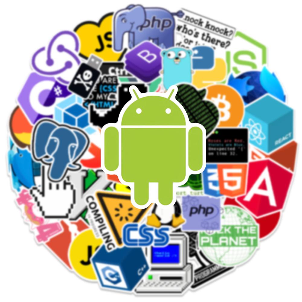 10/30/50pcs Programming Internet Java Geek Php Stickers Programmer Graffiti Sticker DIY Laptop Phone Suitcase Cartoon Decals Toy