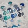 High-Gloss Titanium Gold Mirror Nail Art Powder - Ocean Star Glitter