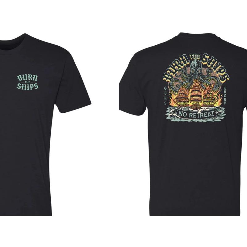 2025 Sommar Ny The GBRS Group Bär Alltid Aggressiva T-shirts Gym Sporttema Tryckt Kortärmad Bomulls-T-shirt Unseix