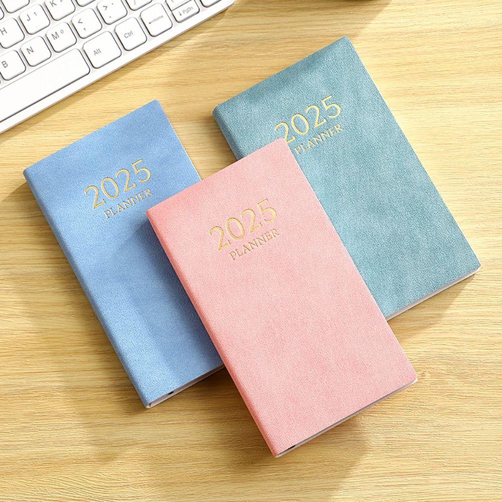 A6 2025 Agenda Book Lista rzeczy do zrobienia Dzienny Tygodniowy Miesięczny Planer Lista rzeczy do zrobienia Notatnik angielski Studenci