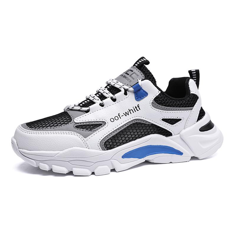 Men's Breathable Mesh Hollow Out Casual Sports Shoes Summer Outdoor Soft Sole Comfort Running Shoes Fashion Students Sneakers