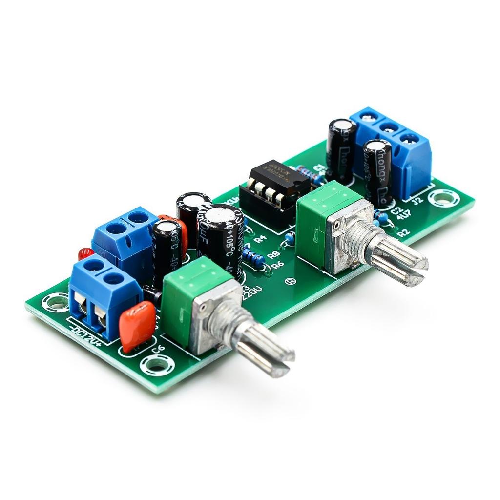 Single power 10-24V overweight subwoofer front stage plate low pass filter board front stage tone board front finished board