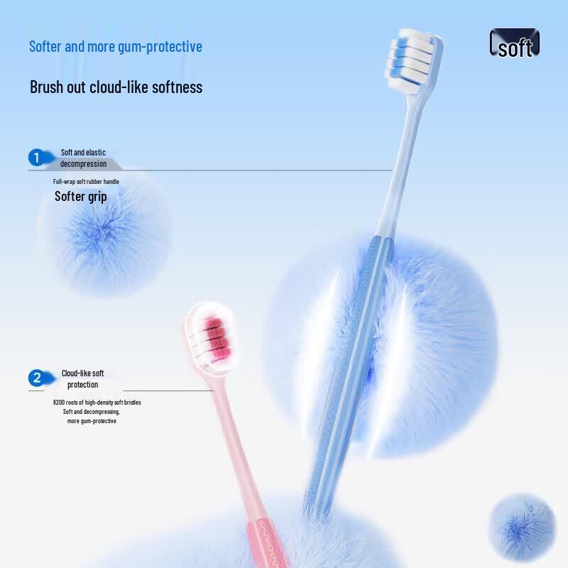 Can Ban Wide Head Triple Soft Toothbrush