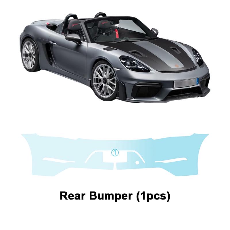 Porsche 718 Spyder/Cayman TPU Anti-scratch Brightening Film
