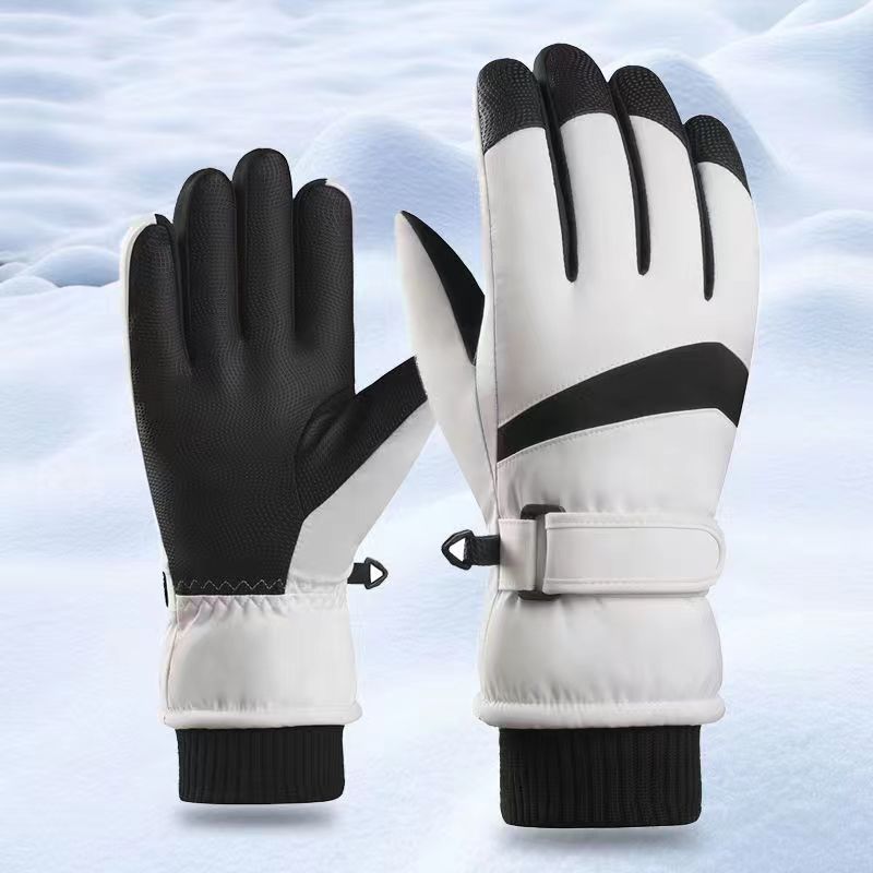 Ski Gloves for Men and Women Winter Cold-proof Cotton Weight Lifting Gym Training Gloves
