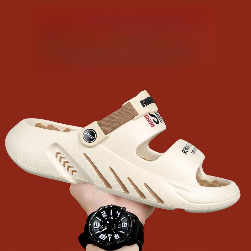 Herren Pantoffeln Sommer Atmungsaktive EVA Pantoffeln Doppelte Funktion Sandalen für Herren Leichte Sommerschuhe für Herren Große Größen 39-48