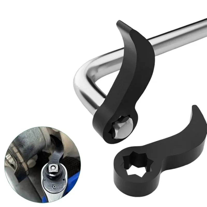 Angle Type Half Axle Disassembly Tool,Drive Pry bar Adapter used for Open-end Wrenches,Disassembling Axles Repair Tool