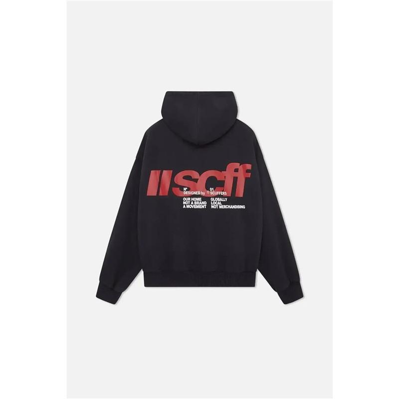 High Street Gothic Hoodie Set Letter Print Loose Fit Sweatshirt Women
