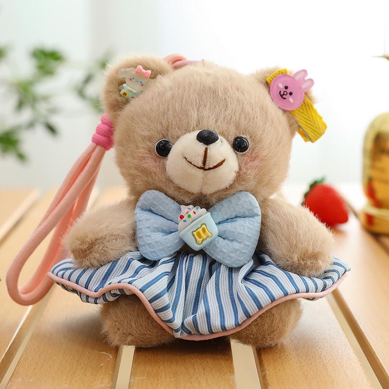 

Milo Bear & Rabbit Plush Charm - Cute Bag Pendant Claw Machine Toy 15cm (0.04kg)