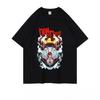 Dan Da Dan Cartoon and Funny Printed Round-neck Short-sleeved T-shirts Bold Party Anime and 2D Clothing Summer Multiple Choices