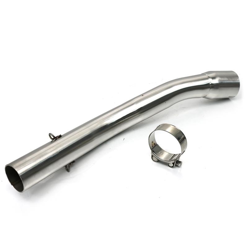 Slip On Motorcycle Exhaust Escape Moto Muffler Modify 51mm Middle Link Pipe For YANAHA YZF R1 1998-2003 1999 2000 2001 2002 2003