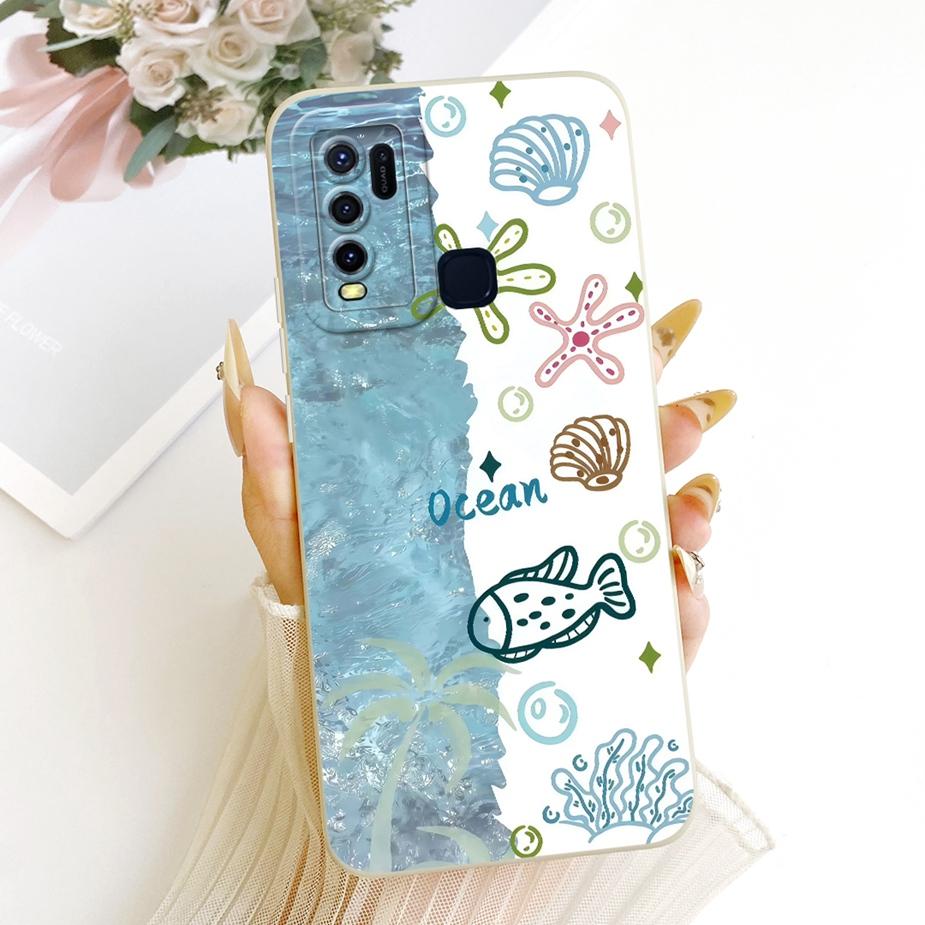 For Vivo Y30 Y50 Case 1935 1938 Cute Cat Duck Cartoon Cover Soft TPU Phone Cases For Vivo Y50 Y 30 VivoY30 VvioY50 Fundas Bumper