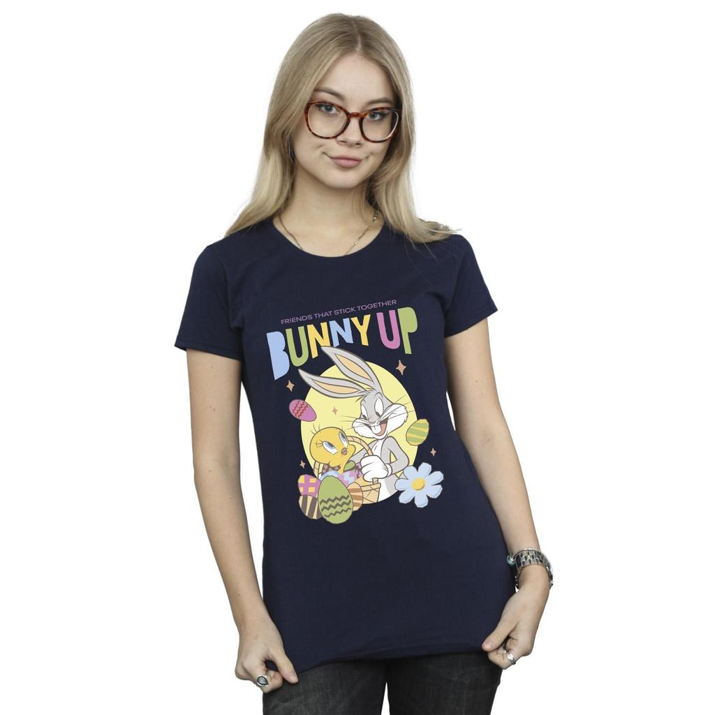 Looney Tunes Womens/Ladies Bunny Up Cotton T-Shirt