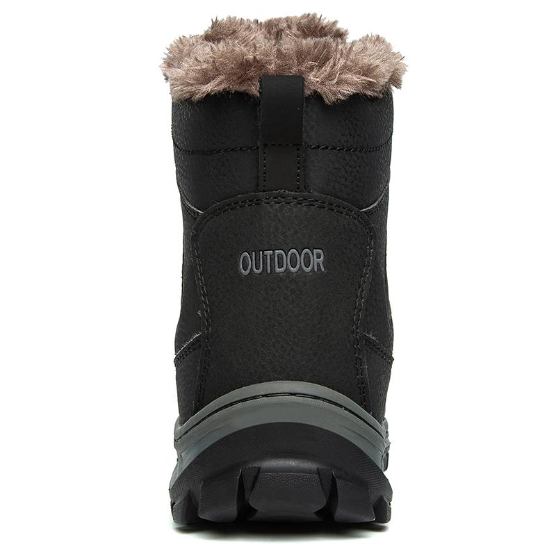 Mens Plus Size 40-48 Winter Boots Waterproof Outdoor Men Boots Ankle Snow Boots High Men Footwear