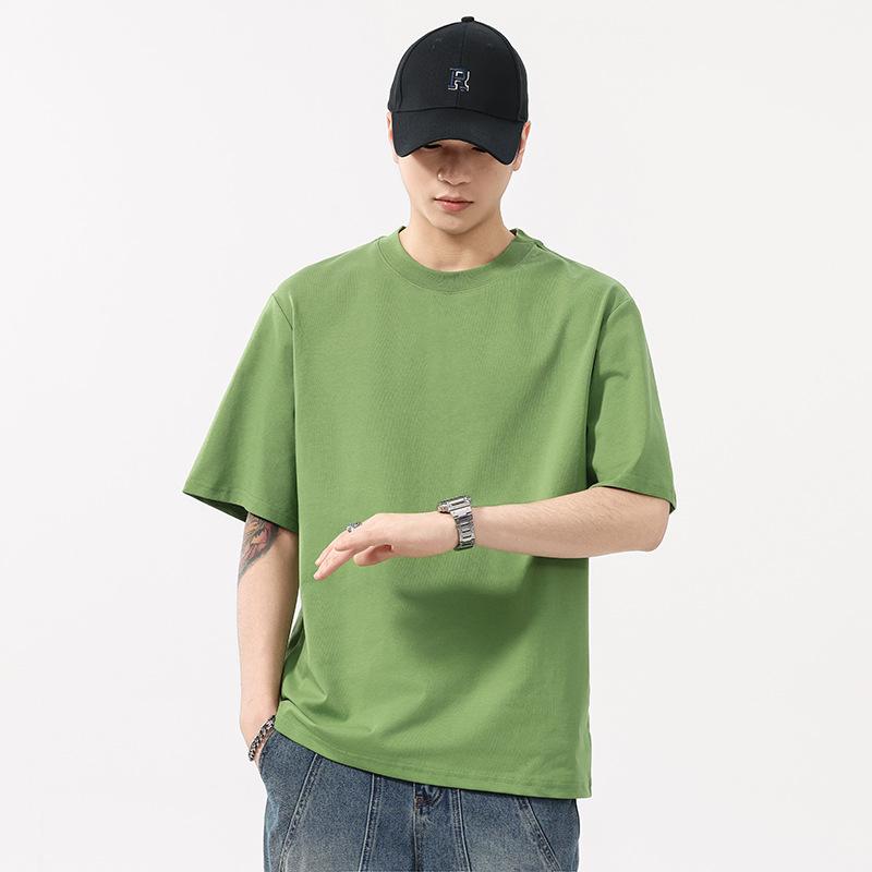 Spring Solona Quick-drying Sun Protection and Cool Feeling Sports and Casual Solid Color Loose Short-sleeved T-shirt