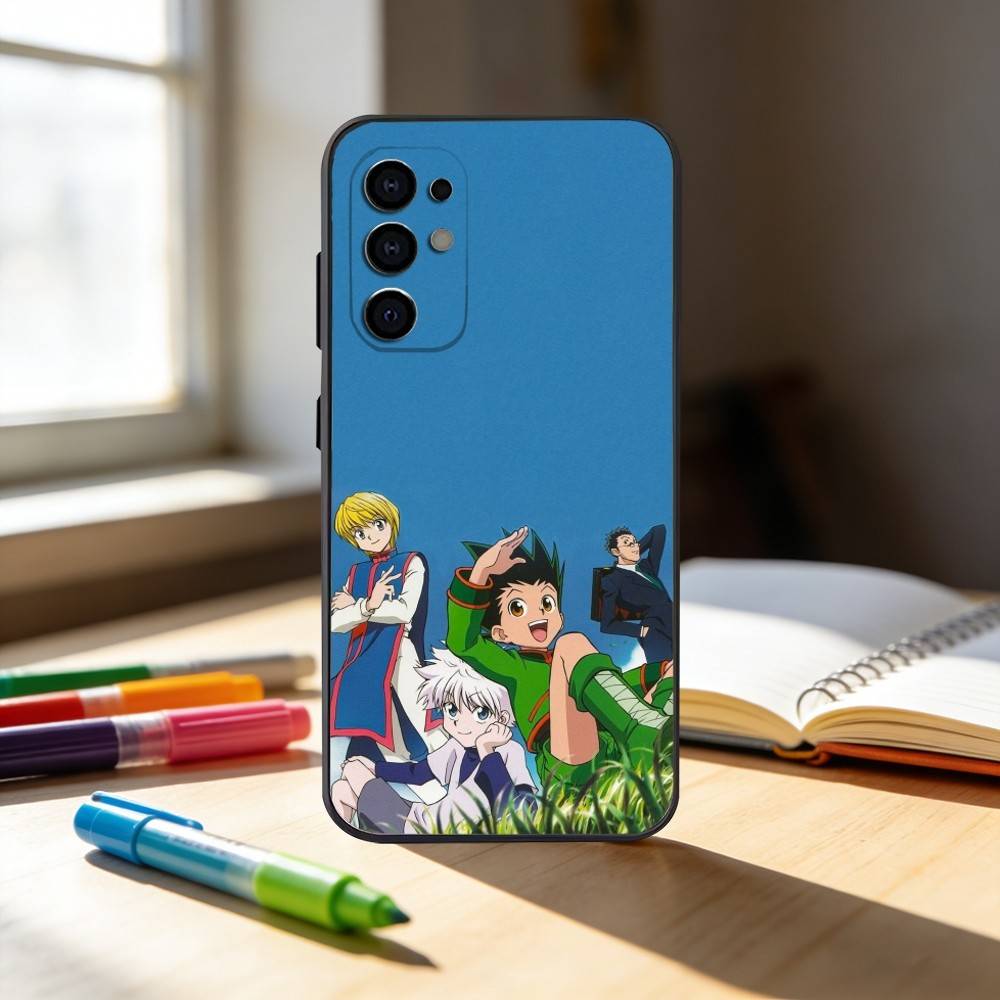 Chibi Gon Freecss Phone Case For Samsung S25,S24,S21,S22,S23,S30,Ultra,S20,Plus,Fe,Note,10,9,5G Black Cover