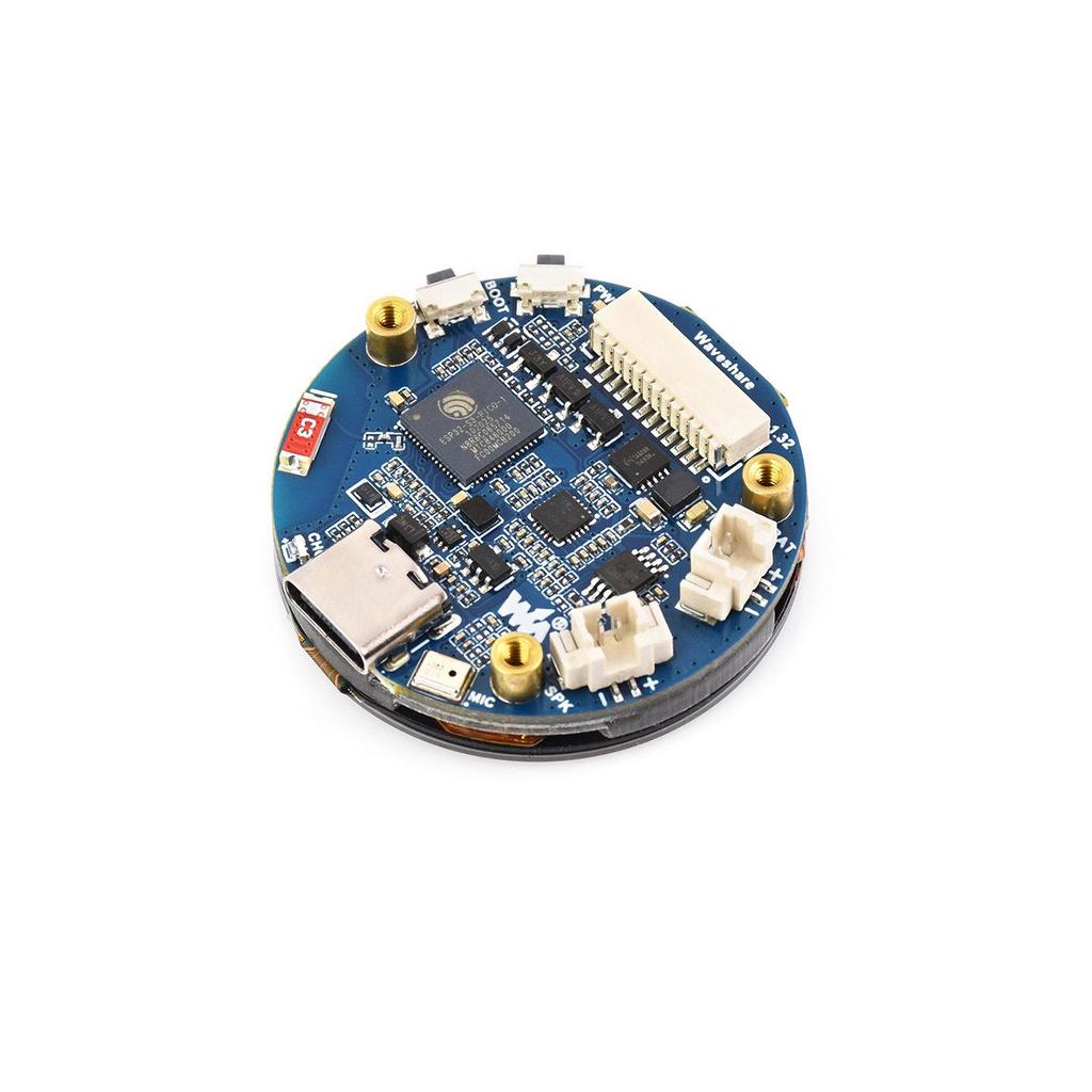 ESP32-S3 1.32" AMOLED Dev Board, 466×466 Res, XiaoZhi AI Compatible