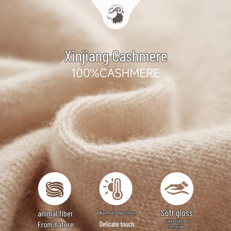 Zhaojun Women's Cable Knit 100% Cashmere Sweater