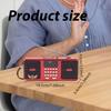 Compact, , Rechargeable, Lightweight Portable Radio with Speaker, Ideal for Running, Outdoor Gyms