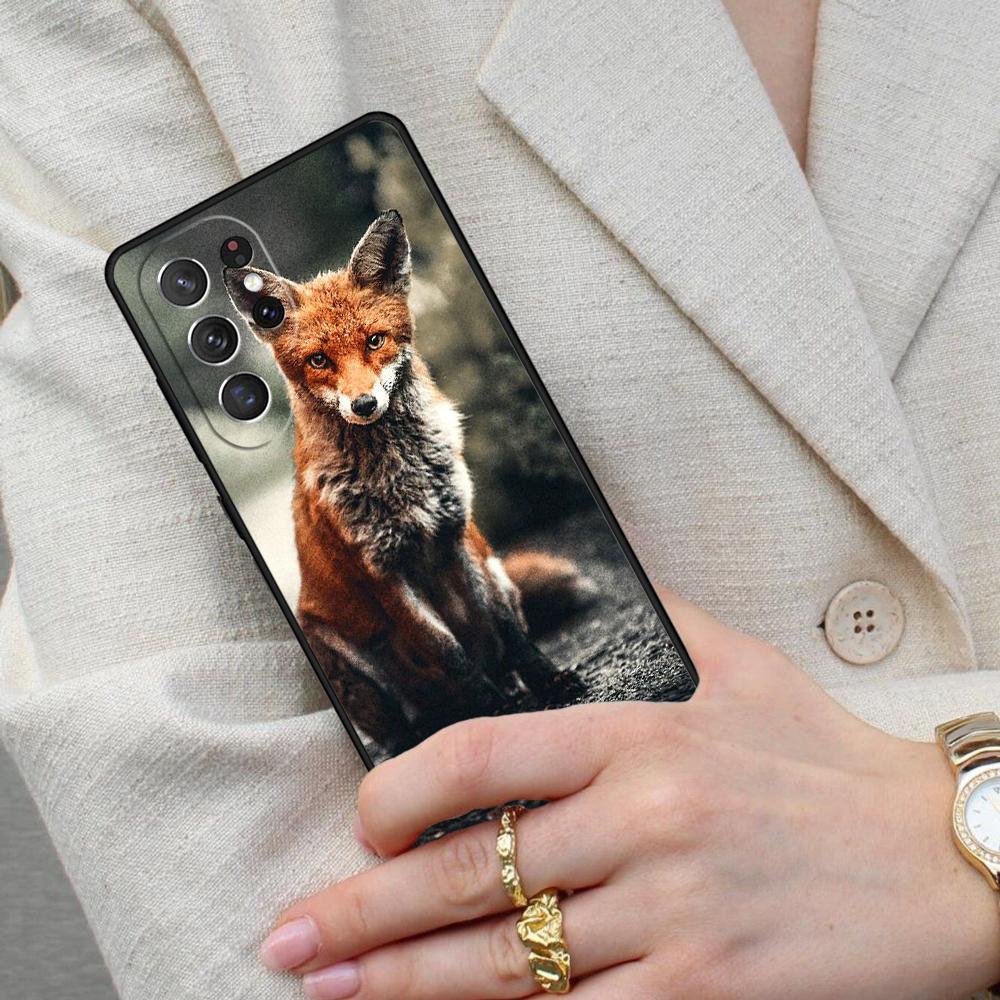 Animal Raccoon Fox Cell Phone Case for Samsung Galaxy S26 Ultra S25 S24 S23 S22 S21 S20 Note10 Cover