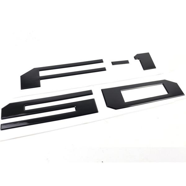

Клейкие буквы на вставке задней двери F150, 3D эмблема F150, буквы-наклейки на заднюю дверь багажника для F150 2018 2019 (Хром) чёрный