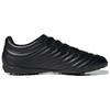 Adidas Copa 19.4 Round Toe Lace-Up Professional TF (Rubber Studs) Hard Ground Artificial Turf Non-Slip Soccer Shoes Men Soccer Shoes Black Red F35482