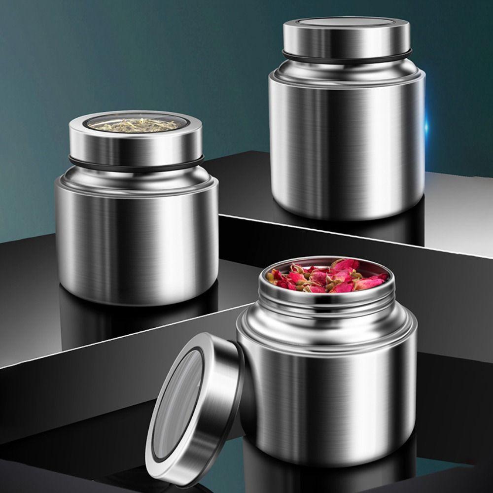 Airtight Coffee Bean Storage Canister Moisture-Proof Tea Container Seasoning