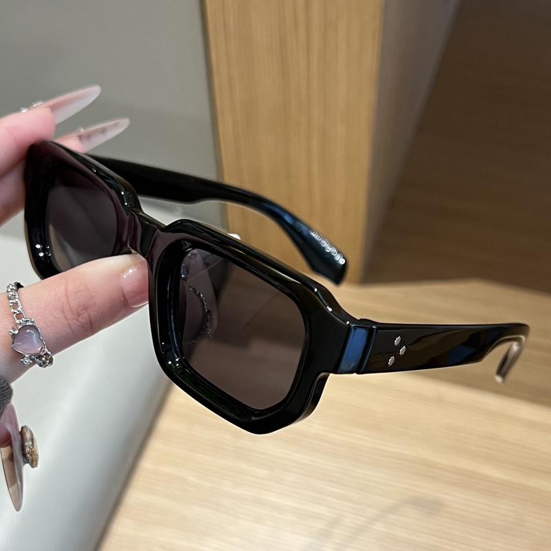 

Fashion Square Sunglasses Women Men Small Frame Brand Double Bridge Sun Glasses Female Brand Trendy Outdoor Eyewear
