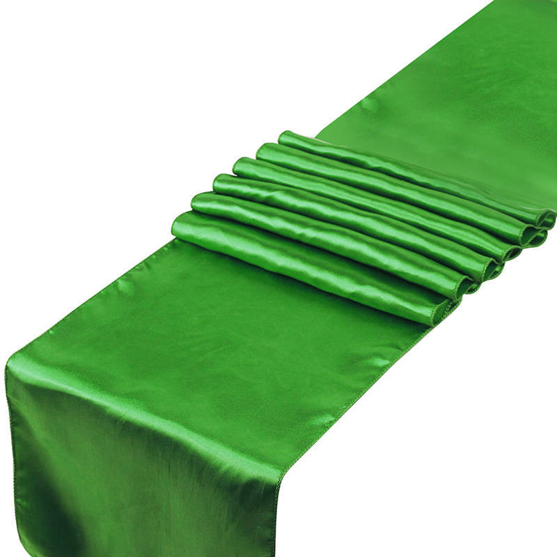 Runner da Tavolo Fasce Elegante Tinta Unita Raso Copritavolo per Casa Matrimonio Banchetto Festa Festival Catering Decorazione Tavolo MYY