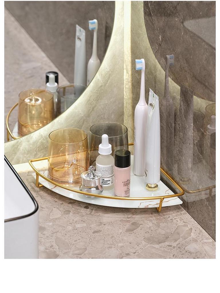 Birdcage Skincare Organizer: Bathroom Cosmetics Rack & Dressing Table Storage