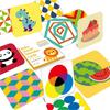 Baby Visual Stimulation Card Toys Visual Tracking Card Black White Flash Cards Early Childhood Educational Toys For Newborn