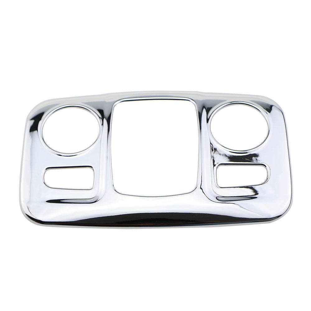 Front Reading Lamp Cover for Peugeot 2008 2014-2018 ABS Chrome Glossy Silver Reading Lights Trim Sticker Accessories