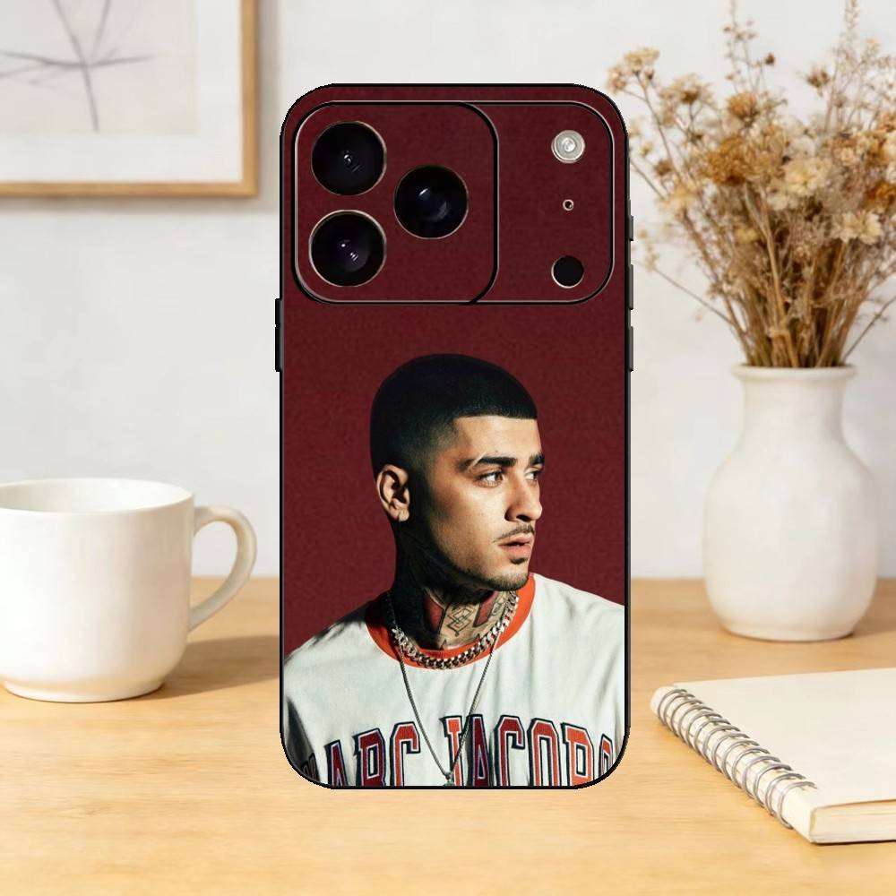 Singer Z-Zayn M-Malik Mind of Mine Phone Case For iPhone 17,16,15,14,13,12,11 Plus,Pro Max,SE4Soft Silicone Black Cover