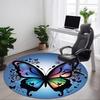 1pc Butterfly Silhouette Chair Carpet for Office, Soft Flannel Throw Mat, Perfect for Office,Holiday Party Decoration Choice Yy251113163