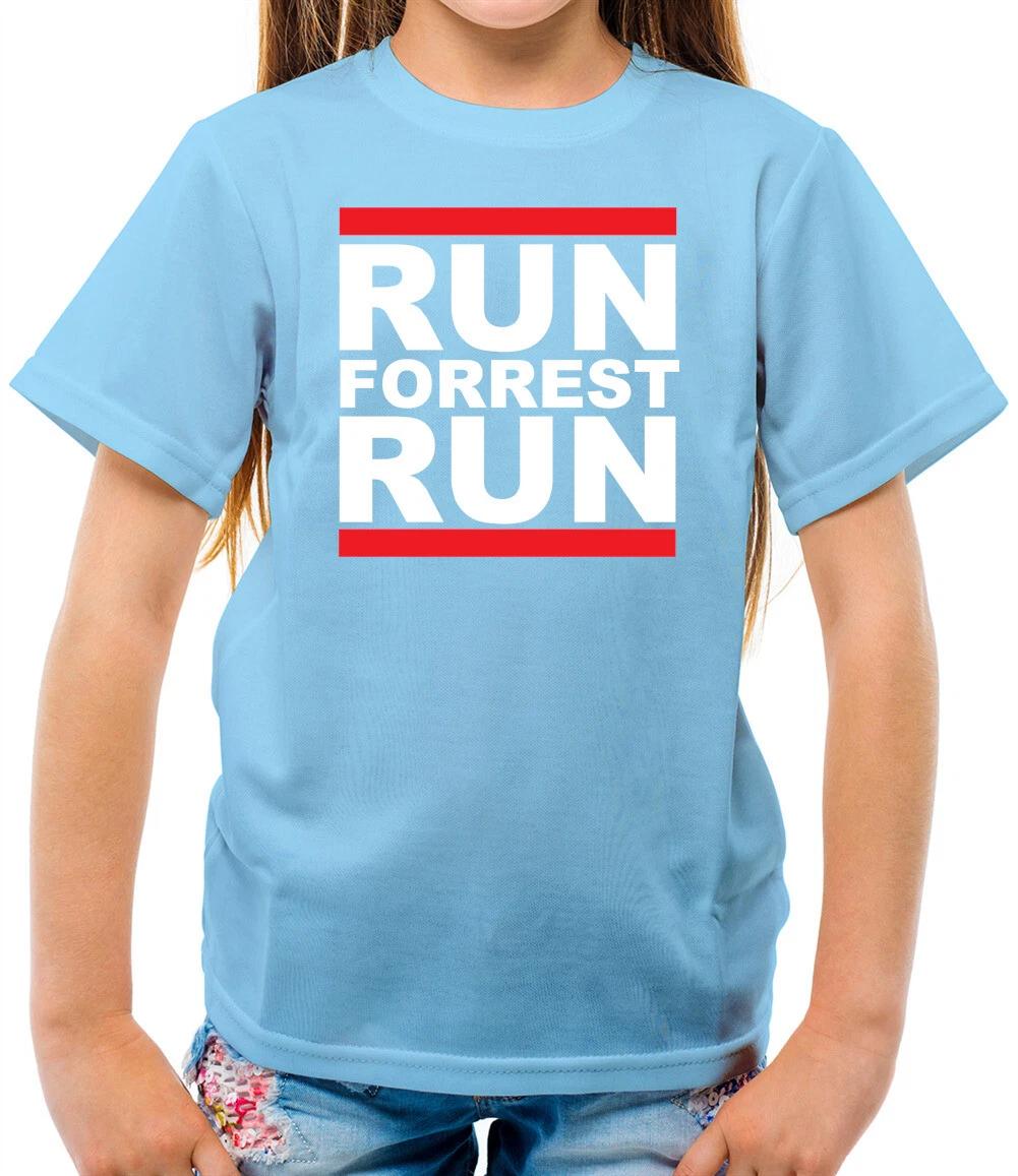 Run Forrest Run - Kids T-Shirt - Gump Hanks Fllm Jenny Run DMC 100