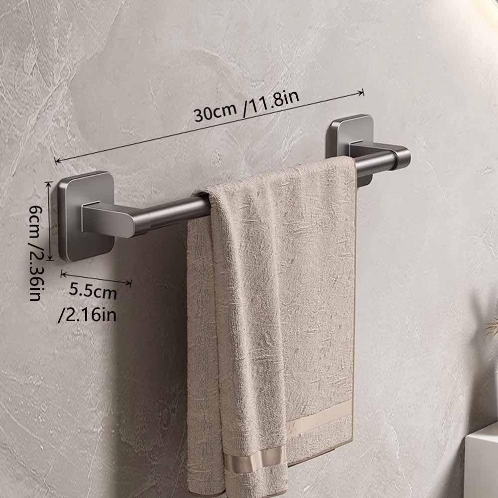 No Drilling Towel Rack Punch-free Towel Hanger Portable Towel Holder  Bathroom Organizer