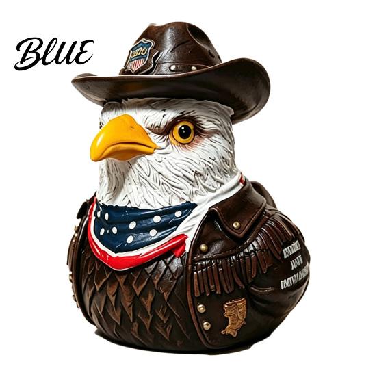 Military Commemorative Ornament Resin Anniversary Patriotic for Veteran Duck Figurine Car Dashboard Celebration Independence Day Memorial