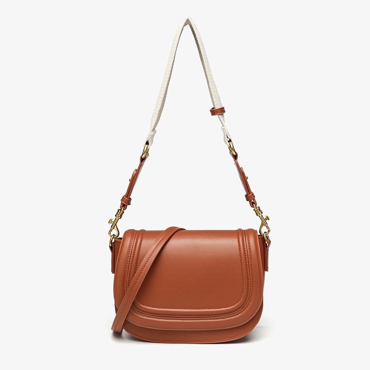 2024 Fall/Winter New Niche Design Fashionable Versatile Commuting High-End Single-Shoulder Underarm Bag Crossbody Saddle Bag