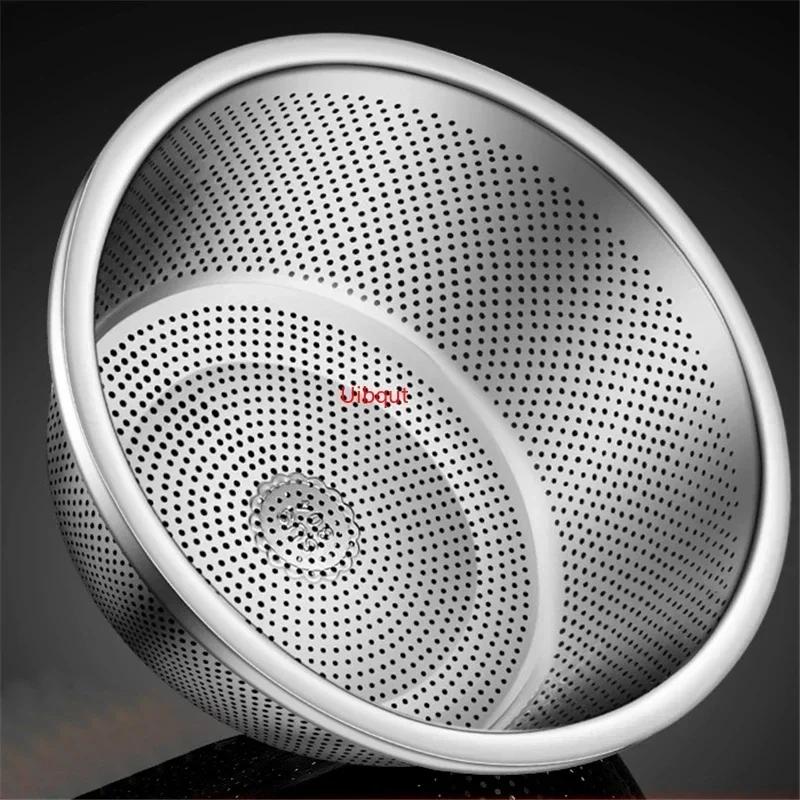 Drainage basket Kitchen water filter basket Basin Food grade German technology 304 stainless steel Vegetable washing basin
