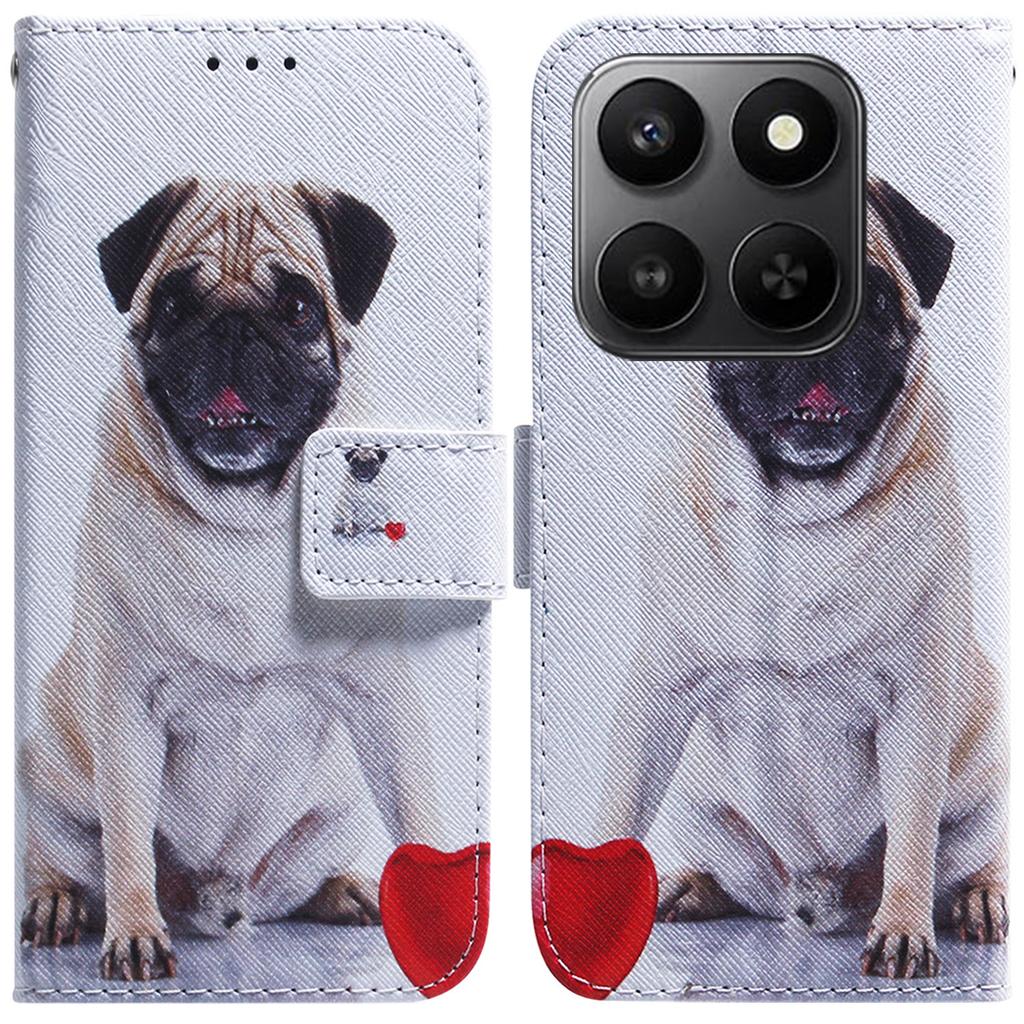 For Honor 400 Smart 5G/4G/X7d 4G Wallet Case Pattern Print Leather Phone Cover