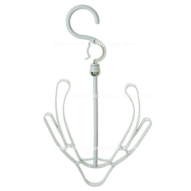 Suitable for T-shaped Windproof Double Hook Balcony Shoe Drying Rack and  Hanging