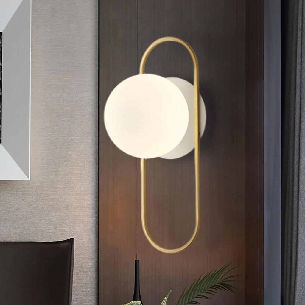 Mid Wall Sconces Lamp Luminaire with G9 Bulb Lighting Glass Shade Fixtures Hallway Indoor