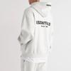 FOG ESSENTIALS Season 8 Streetwear Hoodie - Loose Fit Letter Print Sweatshirt