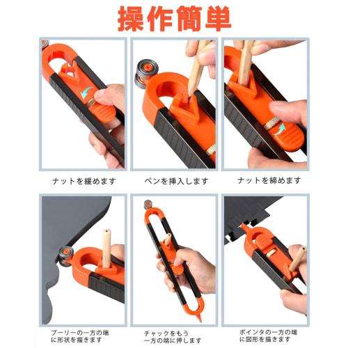 Adjustable Profile Scribing Ruler, Profile Gauge, Contour Gauge, Irregular Shape Tool, Precision Measuring Gauge, Profile Tool for Welding, Woodworkin