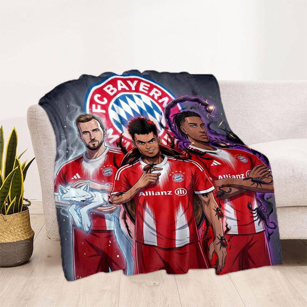 Bayern Munich Blanket Ultra-Soft Suitable for Livingroom Seaside Chair for All Seasons Stylish Decor Unique Gift for Family and Friends Camping
