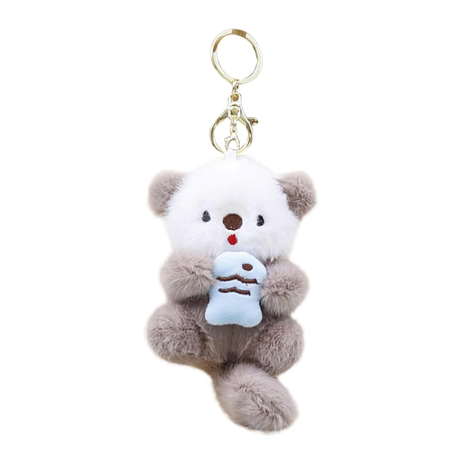 

Keychain Small Pendant Creative Plush Hug Fish Couple Girlfriend Bag Hanging Decoration One Size